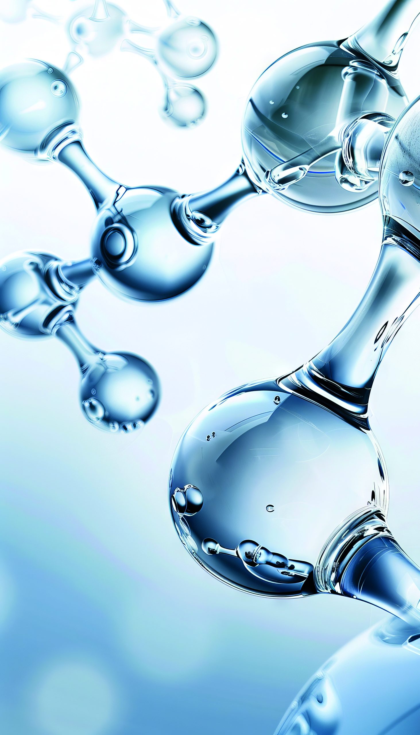 A close up of water droplets and bubbles
